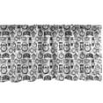 thumbnail image 1 of Ambesonne Vintage Window Valance, Sketct Style Watches, 54" X 18", Black White, 1 of 3