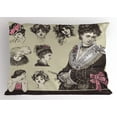 thumbnail image 1 of Ambesonne Vintage Woman Pillow Sham, Retro Lady, 36" X 20", Multicolor, 1 of 2