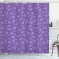 thumbnail image 1 of Ambesonne Violet Shower Curtain, Tulip Like Abstract Flowers, 69"Wx84"L, Pale Purple Pale Sky Blue, 1 of 4
