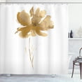 thumbnail image 1 of Ambesonne Watercolor Flower Shower Curtain, Poppy Bloom Print, 69"Wx70"L, Earth Yellow, 1 of 4