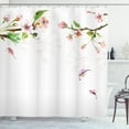thumbnail image 1 of Ambesonne Watercolor Shower Curtain, Apple Tree in Spring, 69"Wx70"L, Pale Pink Green, 1 of 3