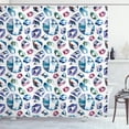 thumbnail image 1 of Ambesonne Watercolor Shower Curtain, Diamond Gems Bridal, 69"Wx84"L, Multicolor, 1 of 5