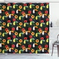thumbnail image 1 of Ambesonne Watercolor Shower Curtain, Toucan and Hibiscus, 69"Wx75"L, Multicolor, 1 of 3