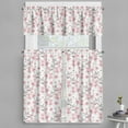 thumbnail image 1 of Ambesonne Watercolor Valance & Curtain, Sakura Cherry Garden, 55"x36", Reseda Green Pale Pink, 1 of 6