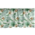 thumbnail image 1 of Ambesonne Watercolor Window Valance, Coconut Aloha Hawaii, 42" x 12", Green Pale Brown, 1 of 3