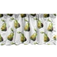 thumbnail image 1 of Ambesonne Watercolor Window Valance, Delicious Pears Pattern, 54" X 12", Green Yellow Green, 1 of 5