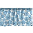 thumbnail image 1 of Ambesonne Watercolor Window Valance, Japan Flower, 54" X 12", Sky Blue, 1 of 3