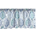 thumbnail image 1 of Ambesonne Watercolor Window Valance, Moroccan Element, 54" X 18", Sea Green Violet Blue, 1 of 3