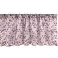 thumbnail image 1 of Ambesonne Watercolor Window Valance, Rosy Blossoms, 54" X 12", Rose Pink, 1 of 2