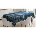 thumbnail image 1 of Ambesonne Waterfall Tablecloth Rectangular Table Cover, Magic Cascade, 60"x84", Grey Green, 1 of 4