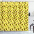 thumbnail image 1 of Ambesonne Watermelon Shower Curtain, Summer Fruit Slices, 69"Wx75"L, Jade Green Dark Coral, 1 of 5