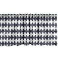 thumbnail image 1 of Ambesonne Wave Window Valance, Dichromatic Retro Art Pattern with Simple Abstract Geometric Stripes Print, Curtain Valance for Kitchen Bedroom Decor with Rod Pocket, 54" X 18", Dark Purple Grey White, 1 of 2