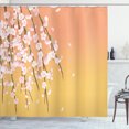thumbnail image 1 of Ambesonne Weeping Flower Shower Curtain, Art Cherry Blossoms, 69"Wx84"L, Pale Orange, 1 of 4