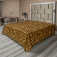 thumbnail image 1 of Ambesonne Western Flat Sheet, Horseshoe Motif Barn, Queen Size, Pale Yellow Brown, 1 of 1