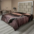 thumbnail image 1 of Ambesonne Western Flat Sheet, Rustic Rodeo Cowboy, King Size, Brown, 1 of 1