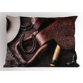 thumbnail image 1 of Ambesonne Western Pillow Sham, Design Rural Themed, 26" X 20", Brown, 1 of 2