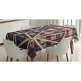 thumbnail image 1 of Ambesonne Western Tablecloth Rectangular Table Cover, Antique American Flag, 52"x70", Multicolor, 1 of 4