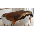 thumbnail image 1 of Ambesonne Western Tablecloth Rectangular Table Cover, Cowboy Wild Sports, 60"x90", Umber Brown, 1 of 4