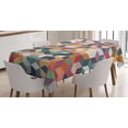 thumbnail image 1 of Ambesonne Western Tablecloth Rectangular Table Cover, Traditional Cowboy Theme, 60"x90", Orange Dark Orange, 1 of 4
