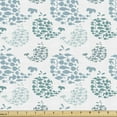thumbnail image 1 of Ambesonne Whales Fabric by the Yard Upholstery, Flock of Fish Graphic Art, 5 Yards, Pale Slate Blue White, 1 of 1