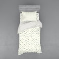thumbnail image 1 of Ambesonne White Bedding Set 3 Pcs, Colorful Droplet Pattern, Twin XL, Multicolor, 1 of 3