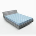 thumbnail image 1 of Ambesonne White Fitted Sheet, Retro Nostalgic Polka Dot, Full Size, Pale Blue, 1 of 3