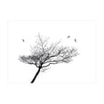 thumbnail image 1 of Ambesonne White Jigsaw Puzzle Durable Cardboard, Tree Flying Birds, 1000 pcs, Black White, 1 of 2