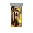 thumbnail image 1 of Ambesonne Wine Fitted Sheet & Pillow Sham Set, Red and White Wine Taste, Twinxl, Brown Pale Green Yellow, 1 of 2