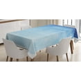 thumbnail image 1 of Ambesonne Winter Tablecloth Rectangular Table Cover, Watercolor Shades Xmas, 52"x70", Blue White, 1 of 4