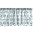 thumbnail image 1 of Ambesonne Winter Valance Pack of 2, Cold Weather Theme Star Art, 42"X18", White Seafoam, 1 of 3