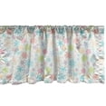 thumbnail image 1 of Ambesonne Winter Window Valance, Colorful Doodle Snow, 54" X 12", Multicolor, 1 of 2