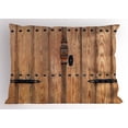 thumbnail image 1 of Ambesonne Wooden Pillow Sham, Door Rusty Weathered Details, 36" X 20", Pale Brown, 1 of 2