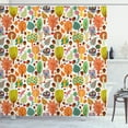 thumbnail image 1 of Ambesonne Woodland Shower Curtain, Whimsical Forest Items, 69"Wx70"L, White and Multicolor, 1 of 5