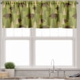 thumbnail image 1 of Ambesonne Woods Window Valance, Bear in Pine Tree Woodland, 54" X 12", Olive Green Chocolate, 1 of 2