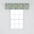 thumbnail image 1 of Ambesonne Woodsy Window Valance, Friendly Woodland Elements, 54" X 12", Multicolor, 1 of 3