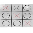 thumbnail image 1 of Ambesonne Xo Jigsaw Puzzle Durable Cardboard, Simplistic Game Pattern, 1000 pcs, Vermilion Black White, 1 of 5