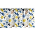 thumbnail image 1 of Ambesonne Yellow Bird Window Valance, Exotic Toucans Leaves, 54" X 12", Multicolor, 1 of 5