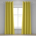 thumbnail image 1 of Ambesonne Yellow Chevron Grommet Curtain, Vertical Retro, 50" x 120", Avocado Green Yellow, 1 of 6