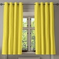 thumbnail image 1 of Ambesonne Yellow Chevron Grommet Curtain, Vertical Retro, 50" x 63", Avocado Green Yellow, 1 of 6