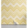 thumbnail image 1 of Ambesonne Yellow Chevron Peel & Stick Wallpaper for Home, Colorful Folk Zigzag, 13"x36", Mustard White, 1 of 6
