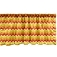thumbnail image 1 of Ambesonne Yellow Chevron Window Valance, Warm Color Arrow, 54" X 18", Red Apricot Marigold, 1 of 3