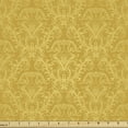 thumbnail image 1 of Ambesonne Yellow Damask Fabric by the Yard Upholstery, Plant, 5 Yards, Earth Yellow Pale Yellow, 1 of 4