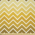 thumbnail image 1 of Ambesonne Yellow Fabric by the Yard Microfiber, Chevron Zigzag Ombre, 10 Yards, Yellow Pale Yellow, 1 of 2