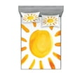 thumbnail image 1 of Ambesonne Yellow Fitted Sheet & Pillow Sham Set, Watercolor Sun, Full, Yellow, 1 of 2