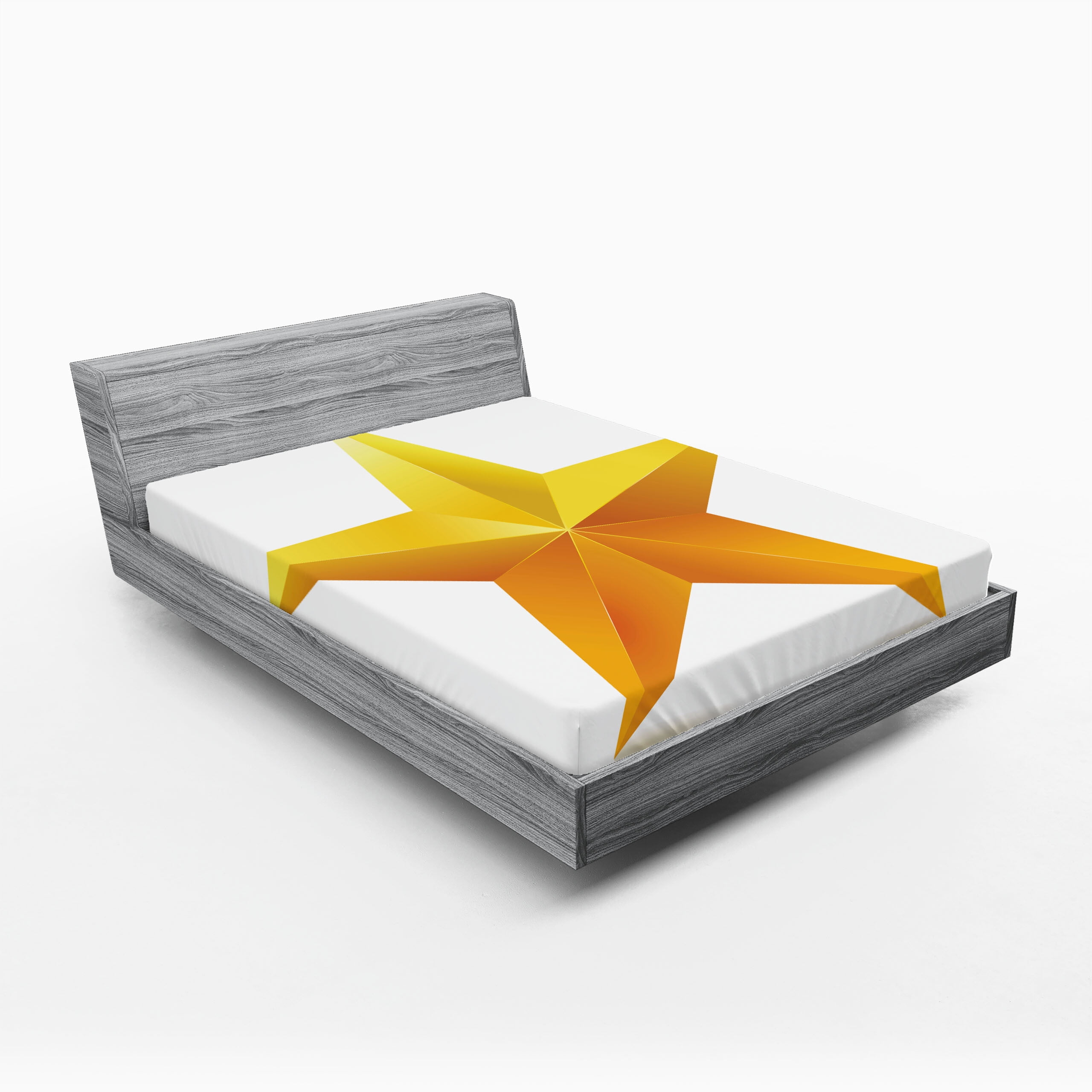 3 Quarter Yellow Fitted Sheet