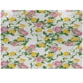 thumbnail image 1 of Ambesonne Yellow Flower Jigsaw Puzzle Durable Cardboard, Bindweed Roses, 1000 pcs, Jade Green Pale Pink, 1 of 1