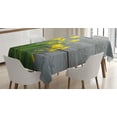 thumbnail image 1 of Ambesonne Yellow Flower Tablecloth Rectangular Table Cover, Daffodil Bouquet, 60"x90", Yellow Grey, 1 of 3