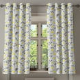 thumbnail image 1 of Ambesonne Yellow Grommet Curtain, Bees Chamomile Meadow, 50" x 54", Grey Yellow White, 1 of 6