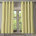 thumbnail image 1 of Ambesonne Yellow Grommet Curtain, Stripes in Soft Colors, 50" x 63", Yellow Grey Coconut, 1 of 6