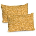 thumbnail image 1 of Ambesonne Yellow Pillow Sham 2 Pack, Abstract Polka Dots Art, 30"x20", Orange, 1 of 3